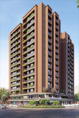 Elevation of real estate project Omkar Lifestyle located at Gandhinagar, Gandhinagar, Gujarat