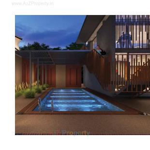 Elevation of real estate project Paarijat @ Shantigram located at Dantali, Gandhinagar, Gujarat