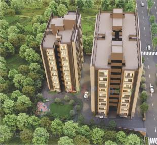 Elevation of real estate project Palash Prime located at Zundal, Gandhinagar, Gujarat