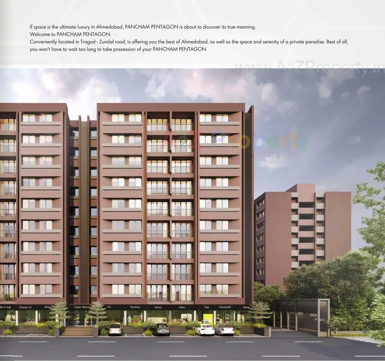 Pancham Pentagon | 2 BHK Flats, 3 BHK Flats at Zundal, Gandhinagar