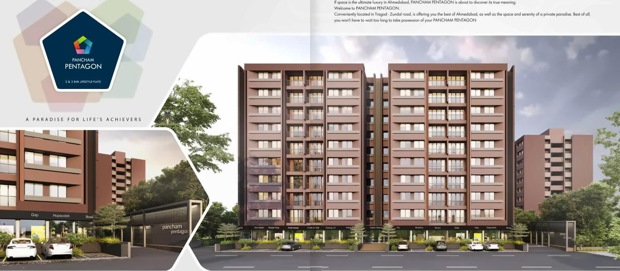 Pancham Pentagon | 2 BHK Flats, 3 BHK Flats at Zundal, Gandhinagar