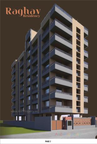 Elevation of real estate project Raghav Residency located at Dahegam, Gandhinagar, Gujarat