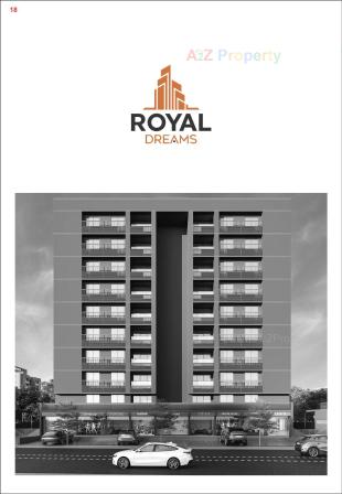 Elevation of real estate project Royal Dreams located at Khoraj, Gandhinagar, Gujarat