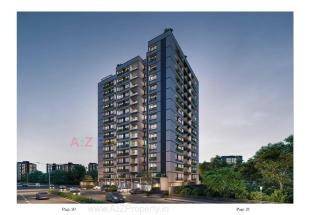 Elevation of real estate project Rudra Heights located at Zundal, Gandhinagar, Gujarat