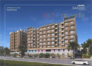 Elevation of real estate project Sahjanand Sarjan located at Sargasan, Gandhinagar, Gujarat
