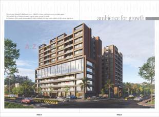 Elevation of real estate project Saral Arise Signature Avenue located at Pethapur, Gandhinagar, Gujarat