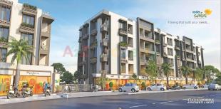 Elevation of real estate project Sarthak Safal located at Vavol, Gandhinagar, Gujarat
