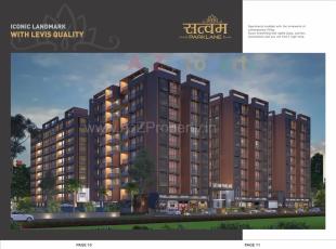 Elevation of real estate project Satvam Parklane located at Gandhinagar, Gandhinagar, Gujarat