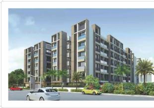 Elevation of real estate project Shlok Parisar located at Pethapur, Gandhinagar, Gujarat