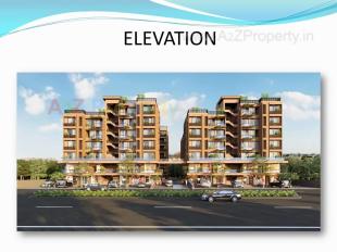 Elevation of real estate project Shree Govindam Residency located at Raysan, Gandhinagar, Gujarat
