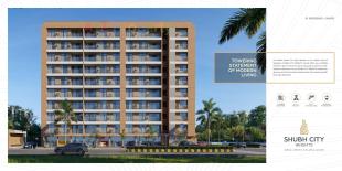 Elevation of real estate project Shubh City Heights located at Tarapur, Gandhinagar, Gujarat