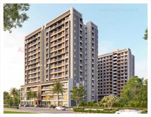 Elevation of real estate project Shyam Status located at Valad, Gandhinagar, Gujarat