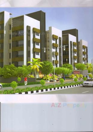 Elevation of real estate project Sthapan located at Uvarsad, Gandhinagar, Gujarat