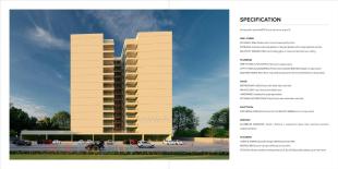 Elevation of real estate project The Double Three located at Koba, Gandhinagar, Gujarat