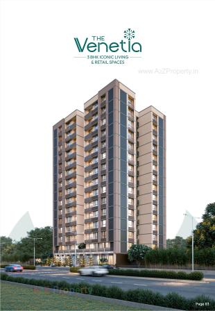 Elevation of real estate project The Venetia located at Khoraj, Gandhinagar, Gujarat