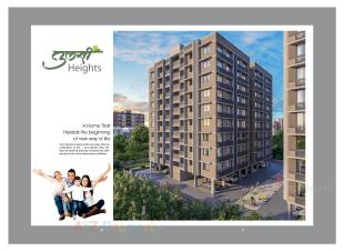 Elevation of real estate project Tulsi Heights located at Kudasan, Gandhinagar, Gujarat