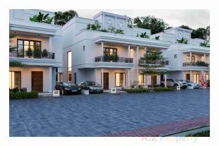Elevation of real estate project Vrundavan Villa located at Raysan, Gandhinagar, Gujarat