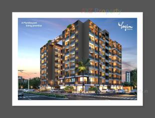 Elevation of real estate project Yogi Platina located at Gandhinagar, Gandhinagar, Gujarat