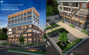 Elevation of real estate project Antila The Business Point located at -, Jamnagar, Gujarat