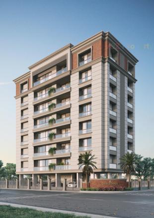 Elevation of real estate project Shaligram located at Jamnagar, Jamnagar, Gujarat
