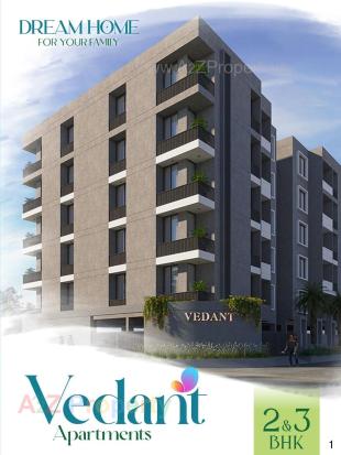 Elevation of real estate project Vedant Apartments located at Zanzarda, Junagadh, Gujarat