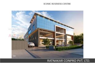 Elevation of real estate project Iconic Business Centre located at Gandhidham, Kutch, Gujarat
