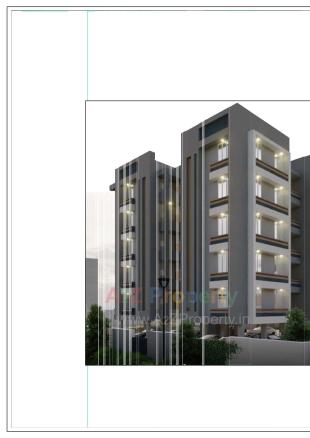 Elevation of real estate project Shyam Lotus located at Kadi, Mehsana, Gujarat