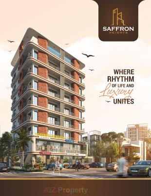 Elevation of real estate project Saffron Heights located at Chapra, Navsari, Gujarat