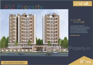 Elevation of real estate project Aadarsh Exotica located at Vavadi, Rajkot, Gujarat