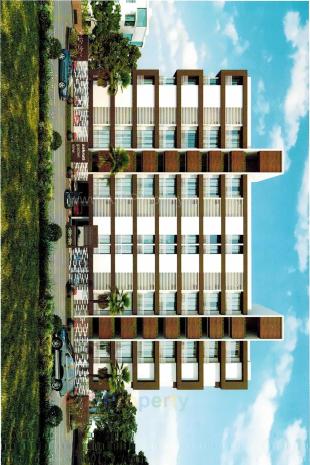 Elevation of real estate project Aakruti Garden View located at Rajkot, Rajkot, Gujarat