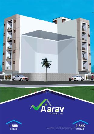 Elevation of real estate project Aarav Avenue located at Mavdi, Rajkot, Gujarat