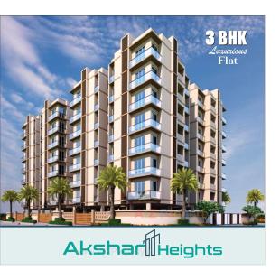 Elevation of real estate project Akshar Heights located at Mavdi, Rajkot, Gujarat