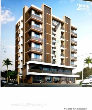 Elevation of real estate project Akshar Kunj located at Mavdi, Rajkot, Gujarat