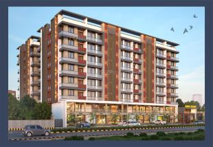 Elevation of real estate project Amrut Heights located at Rajkot, Rajkot, Gujarat