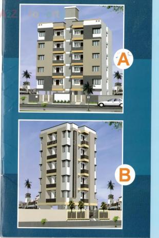Elevation of real estate project Asman Avenue located at Mavdi, Rajkot, Gujarat