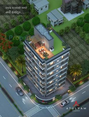 Elevation of real estate project Atulyam Classic located at Raiya, Rajkot, Gujarat