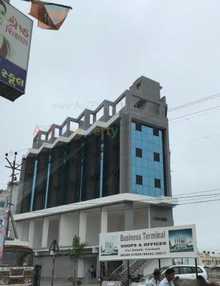 Elevation of real estate project Business Terminal located at Nana-mava, Rajkot, Gujarat