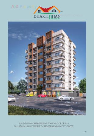 Elevation of real estate project Dhartidhan Height located at Mavdi, Rajkot, Gujarat