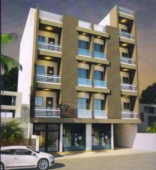 Elevation of real estate project Dwarkesh Apartment located at Mavdi, Rajkot, Gujarat
