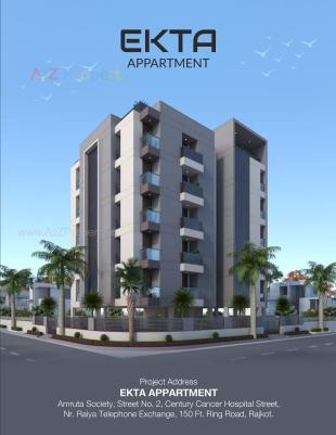 Elevation of real estate project Ekta Apartment located at Rajkot, Rajkot, Gujarat