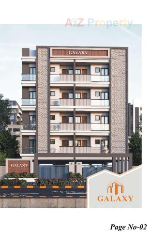 Elevation of real estate project Galaxy located at Ghanteshwar, Rajkot, Gujarat