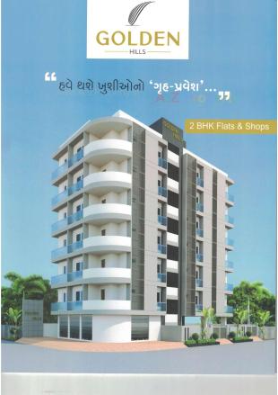 Elevation of real estate project Golden Hills located at Vavdi, Rajkot, Gujarat