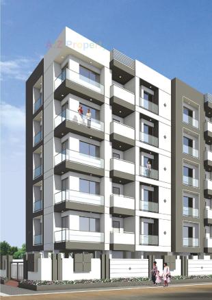 Elevation of real estate project Golden Leaf Apartment located at Raiya, Rajkot, Gujarat
