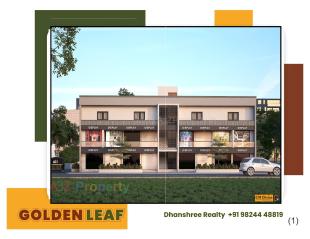 Elevation of real estate project Golden Leaf located at Nanamava, Rajkot, Gujarat