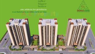 Elevation of real estate project Greenfield Gardens located at Mota-mava, Rajkot, Gujarat
