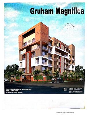 Elevation of real estate project Gruham Magnifica located at Rajkot, Rajkot, Gujarat