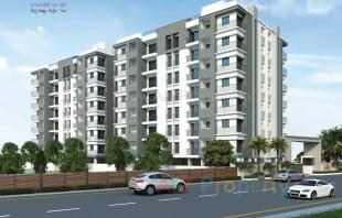 Elevation of real estate project Harmony Exotica located at Mavdi, Rajkot, Gujarat