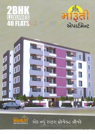 Elevation of real estate project Maruti Apartment located at Kothariya, Rajkot, Gujarat