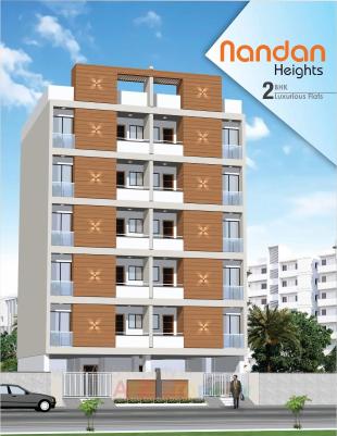 Elevation of real estate project Nandan Heights located at Mavdi, Rajkot, Gujarat