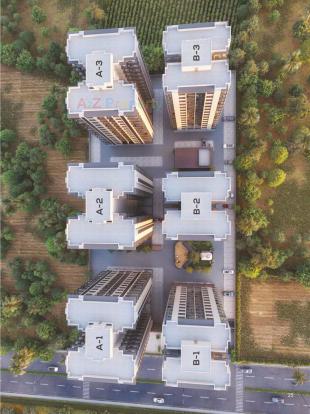 Elevation of real estate project Nandan located at Vavdi, Rajkot, Gujarat